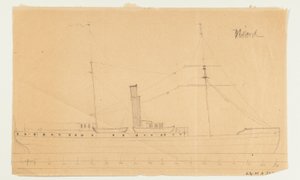 The Steamship NJORD by Per Wilhelm Cedergren